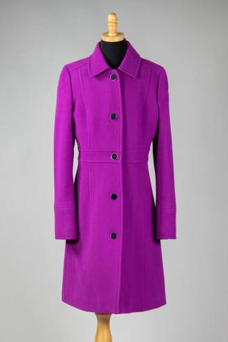 Magenta Wool Coat