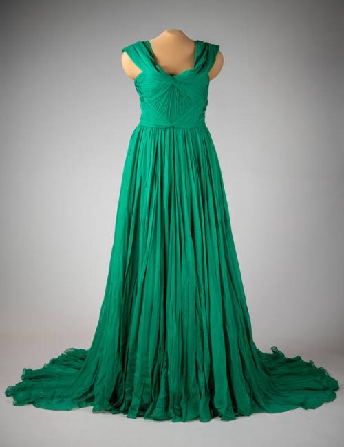 Emerald Evening Gown