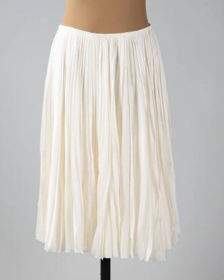 Ivory Pleated Skirt