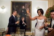 Image courtesy of the Barack Obama Presidential Library, President Barack Obama and First Lady …