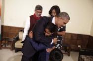 Image courtesy of the Barack Obama Presidential Library, President Barack Obama and First Lady …
