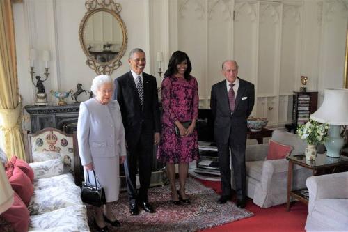 Image courtesy of the Barack Obama Presidential Library, President Barack Obama and First Lady …