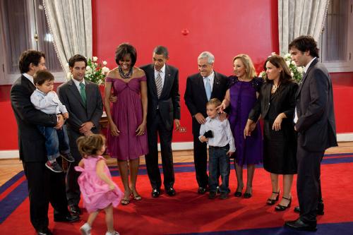 Image courtesy of the Barack Obama Presidential Library, President Barack Obama and First Lady …