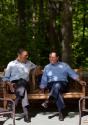 Image courtesy of the Barack Obama Presidential Library, President Barack Obama talks with Prim…