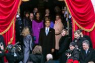 Image courtesy of the Barack Obama Presidential Library, President Barack Obama pauses to look …