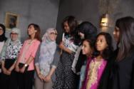 Image courtesy of the Barack Obama Presidential Library, First Lady Michelle Obama and Meryl St…
