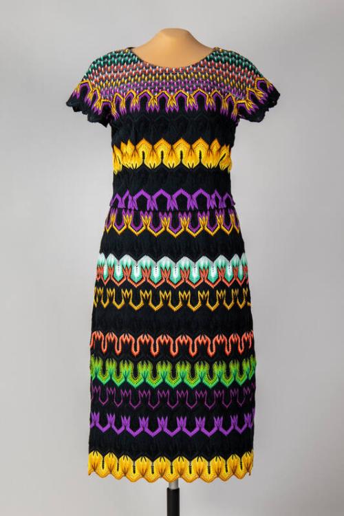 Multicolor Knit Dress