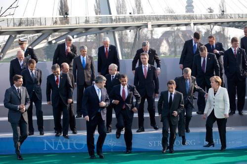 Image courtesy of the Barack Obama Presidential Library, President Barack Obama, NATO Secretary…
