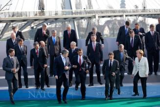 Image courtesy of the Barack Obama Presidential Library, President Barack Obama, NATO Secretary…