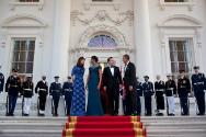Image courtesy of the Barack Obama Presidential Library, President Barack Obama and First Lady …