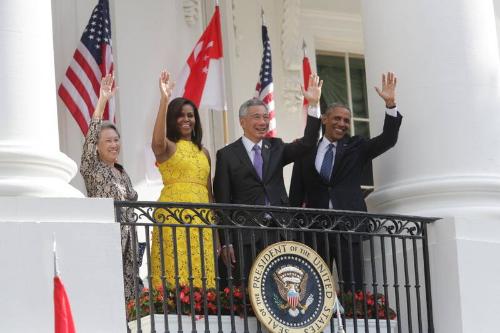 Image courtesy of the Barack Obama Presidential Library, President Barack Obama, First Lady Mic…