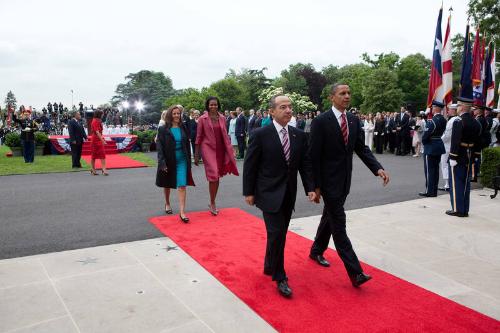 Image courtesy of the Barack Obama Presidential Library, President Barack Obama and First Lady …