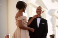 Image courtesy of the Barack Obama Presidential Library, President Barack Obama and First Lady …