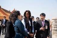 Image courtesy of the Barack Obama Presidential Library, First Lady Michelle Obama, daughters S…