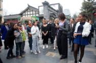 Image courtesy of the Barack Obama Presidential Library, First Lady Michelle Obama, daughters S…