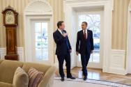 Image courtesy of the Barack Obama Presidential Library, President Barack Obama and Prime Minis…