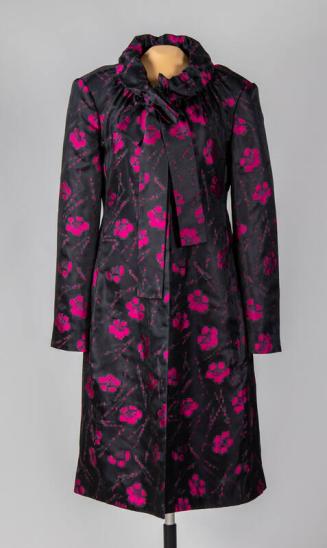 Black and Fuschia Coat