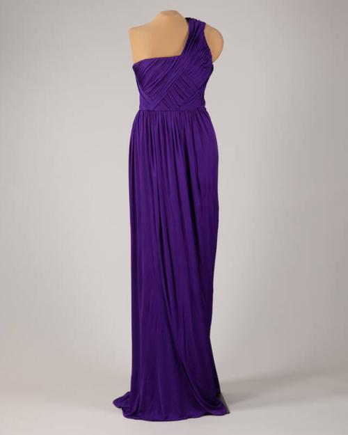 Deep Purple Evening Gown