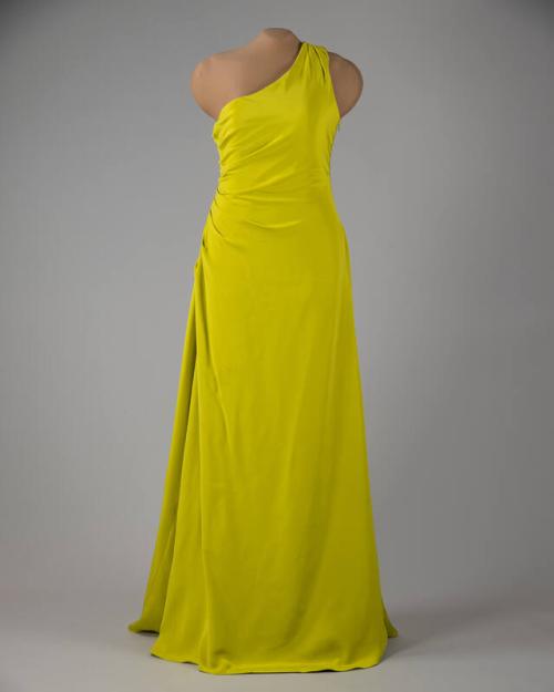 Chartreuse Evening Gown