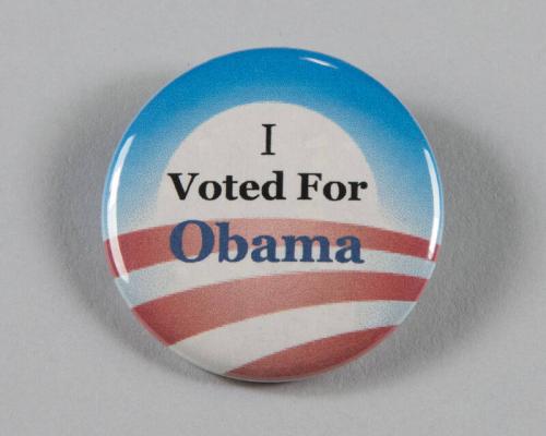 I Voted for Obama Button