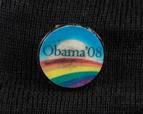 Obama '08 Rainbow Pin