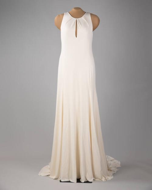 White Evening Gown