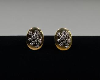 Czech Republic Coat of Arms Cuff Link