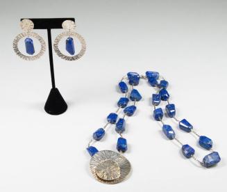 Blue Lapis and Silver Jewelry Set