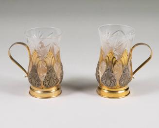 Gold and Bronze Teacups