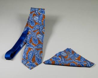 Paisley Necktie and Handkerchief