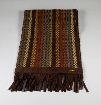 Brown, Green, and Blue Scarf