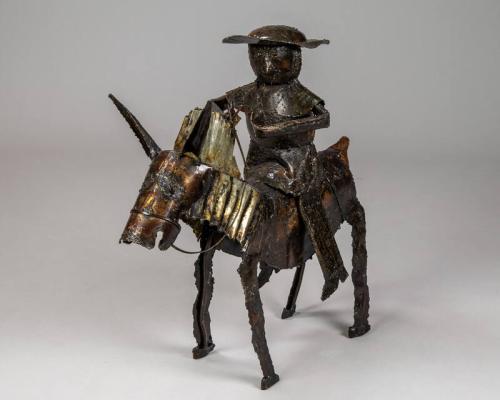 Sancho Panza and Dapple Sculpture