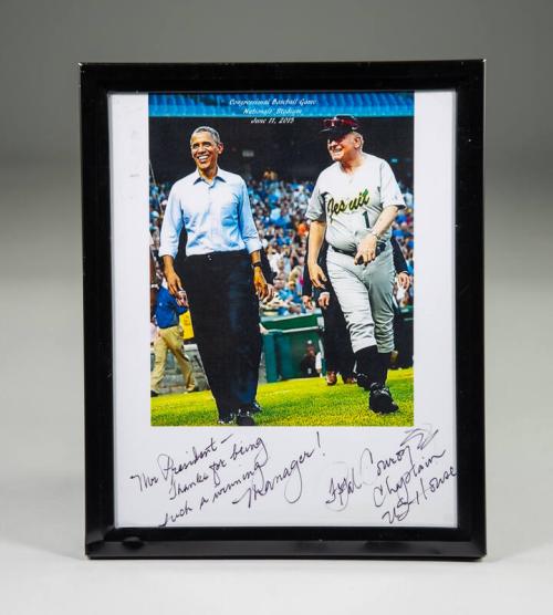 Congressional Baseball Game Photograph