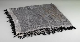 Houndstooth Keffiyeh Scarf