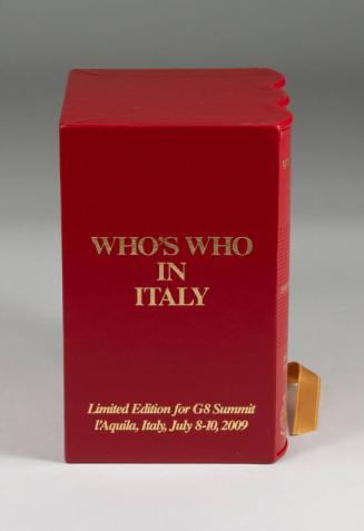 Who's Who in Italy: 2009 Edition