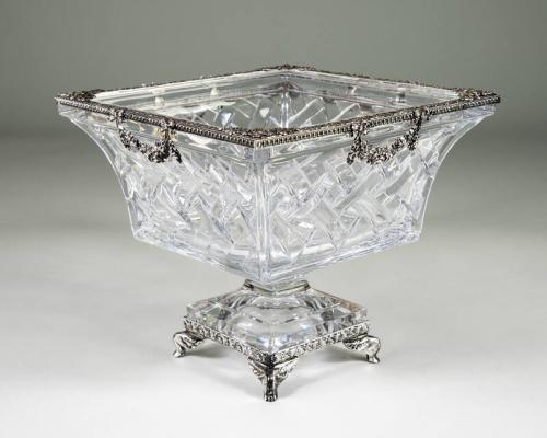 Square Crystal Bonbon Dish