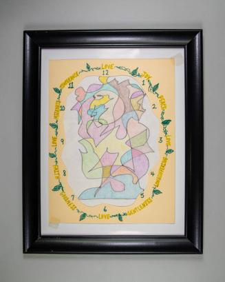 Abstract Drawing with Decorative Trim