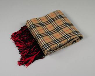 Tan Plaid Scarf