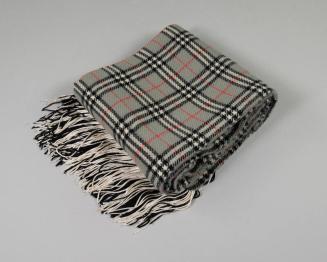 Gray Plaid Scarf