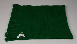 Green Knit Prayer Shawl