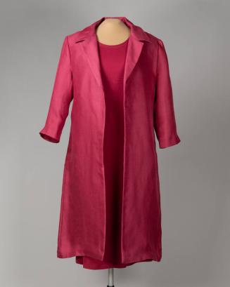 Carmine Silk Coat