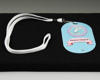 2011 White House Easter Egg Roll ID Badge for President Barack Obama