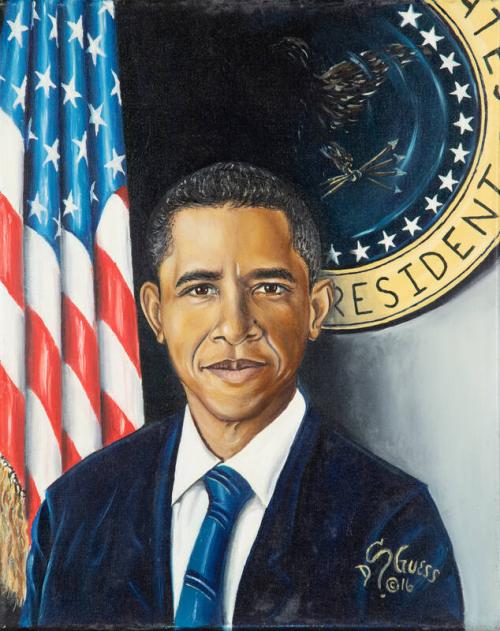 Portrait of President Obama