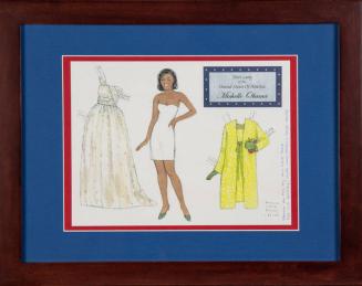 Paper Doll Michelle Obama Drawing