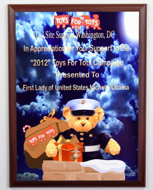 Toys For Tots Plaque