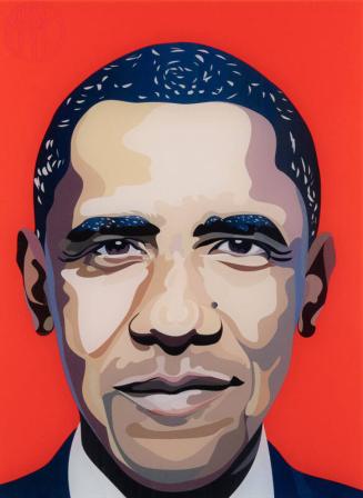 Portrait Of President Obama