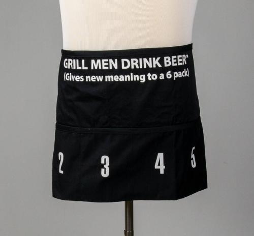 Black Cotton Apron