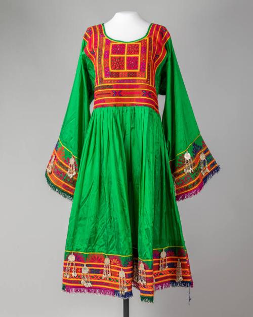 Green Afghan Dress