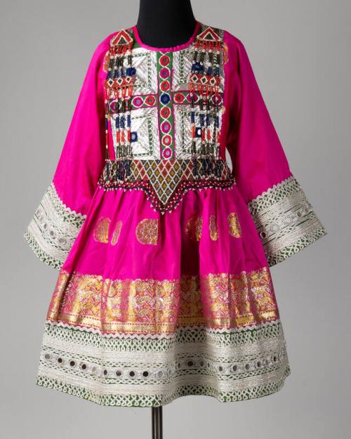 Pink Afghan Dress