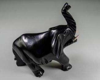 Ebony Elephant Sculpture